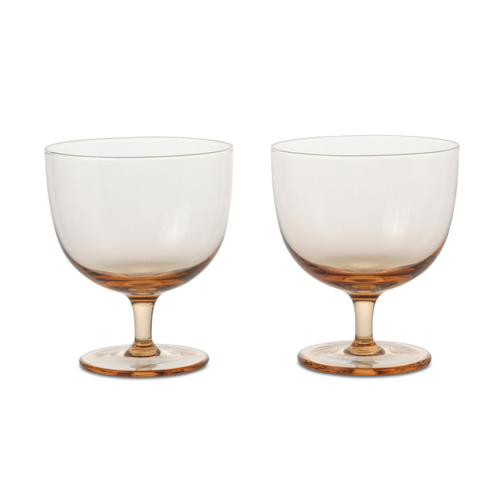 Host Water glass, blush (set of 2) by ferm Living