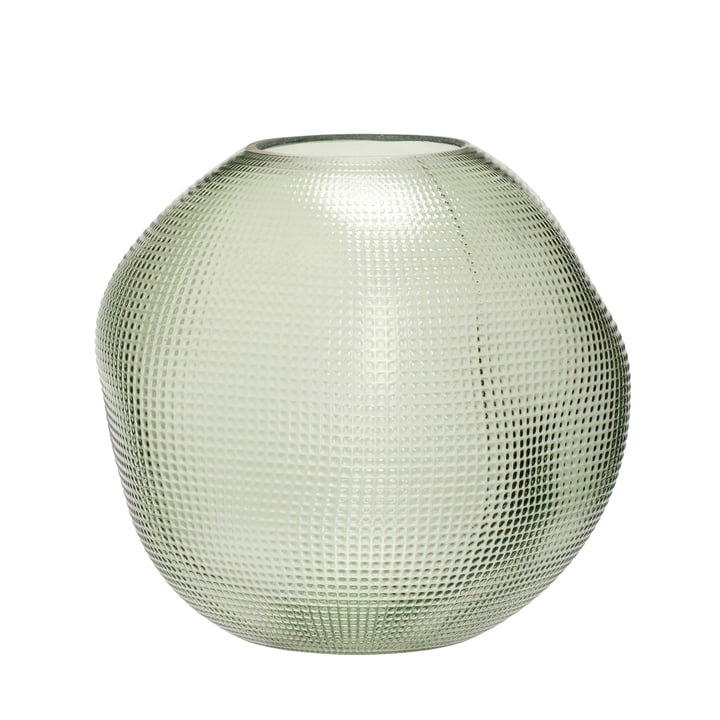 Hübsch Interior - Balloon Vase, green