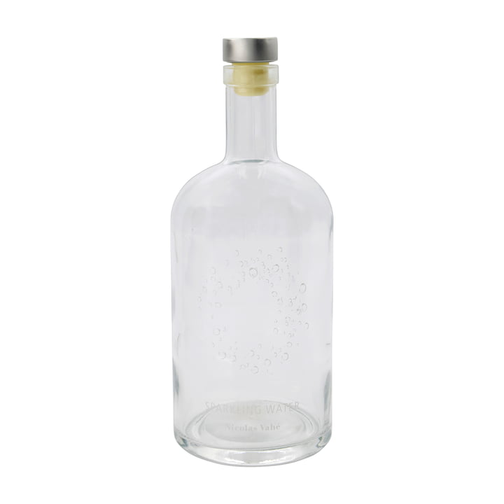 Bottle with lid, Sparkling, clear from Nicolas Vahé