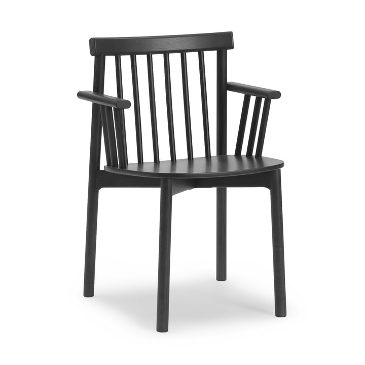 Pind Armchair, stained black by Normann Copenhagen