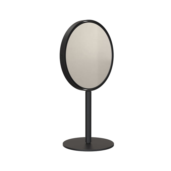 Nova2 Cosmetic mirror with 5x magnification 1943, black matt, WxH 16x2 8. 6 cm from Frost