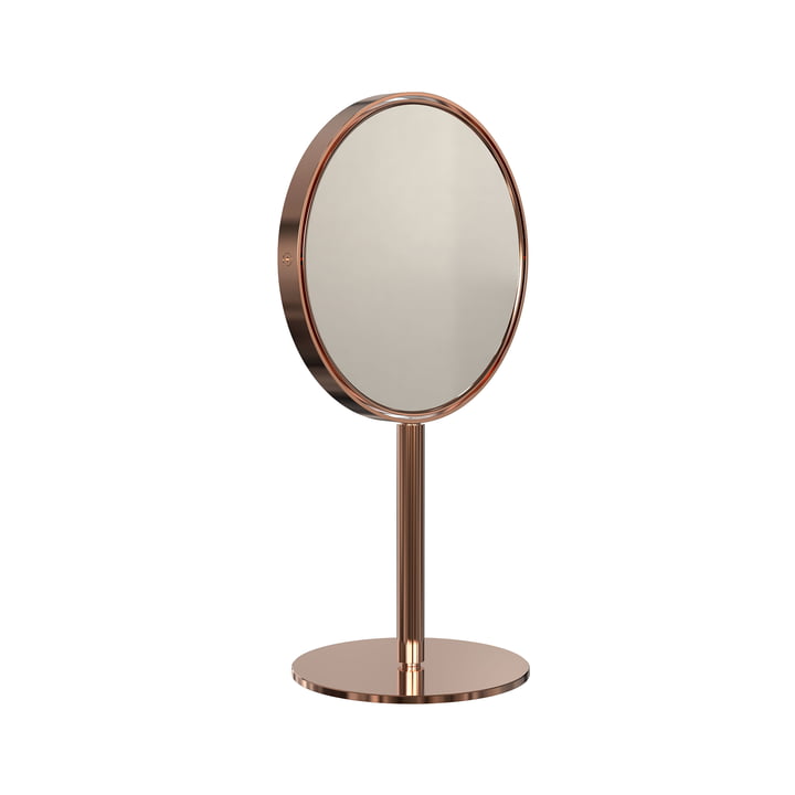 Nova2 Cosmetic mirror with 5x magnification 1943, copper polished, WxH 16x2 8. 6 cm from Frost