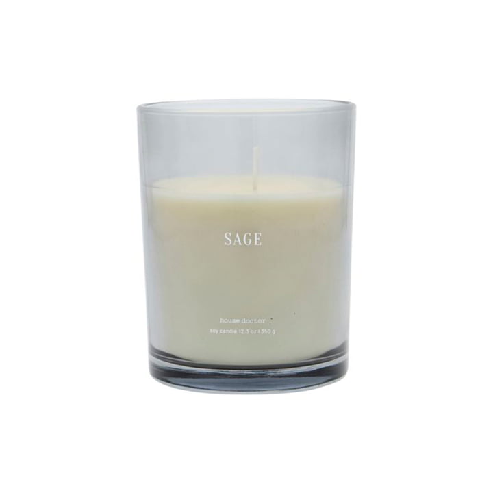 House Doctor - Sage scented candle, blue