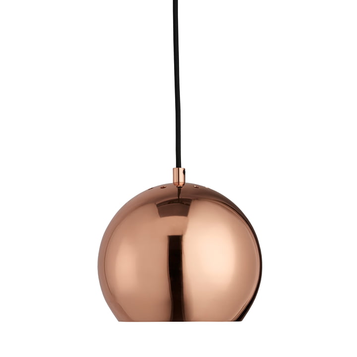 Frandsen - Ball Pendant light Ø 18 cm, solid shiny copper