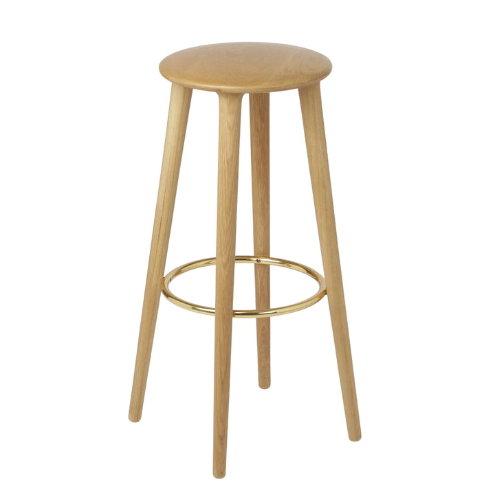 The Socialite Bar stool H 77.5 cm, oak from Umage