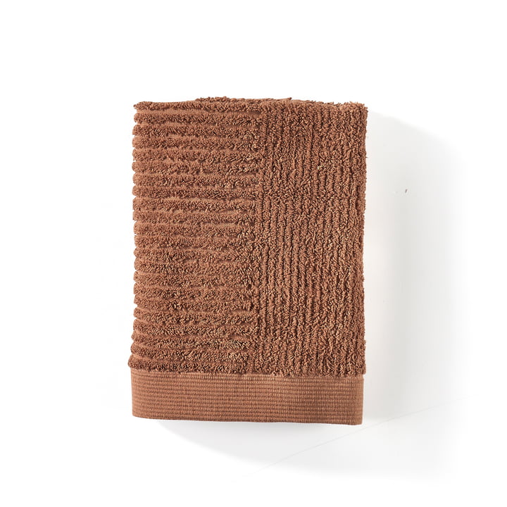 Classic Guest towel, 50 x 70 cm, terracotta by Zone Denmark