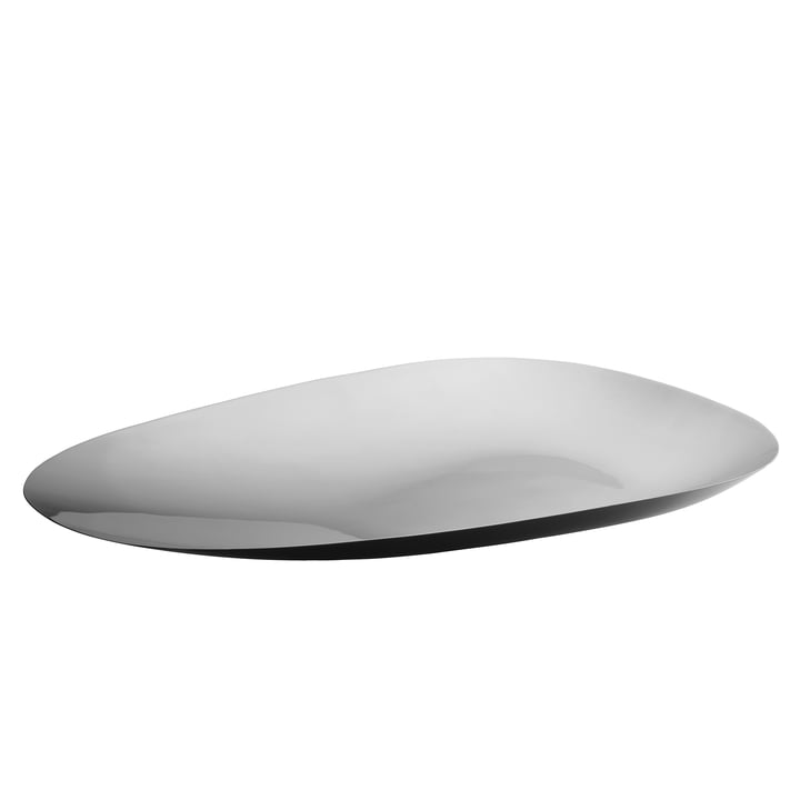 Dorotea Plate, 42 x 5 cm, shiny steel from Gense