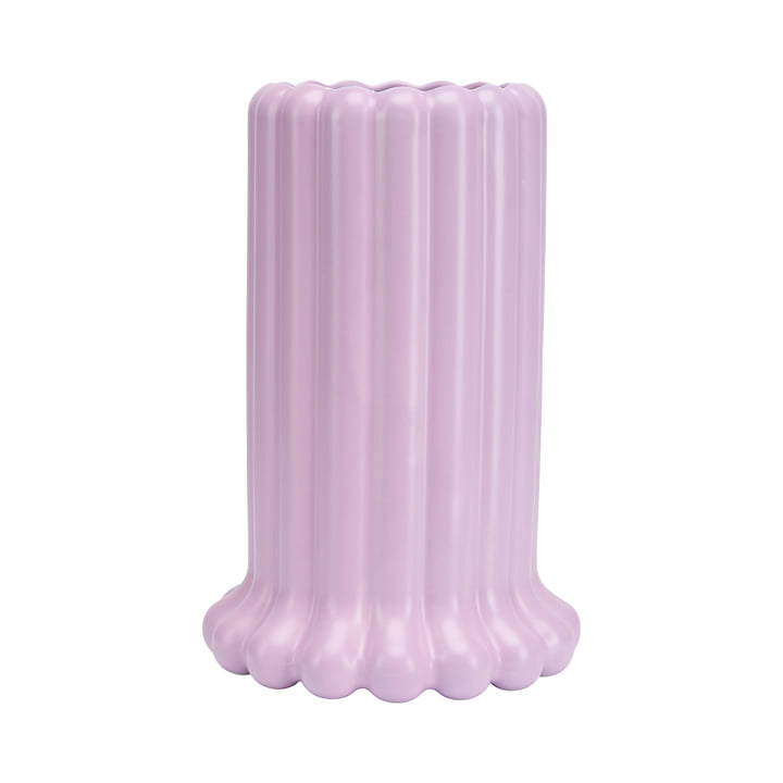 Tubular Vase, h 24 cm, lilac breeze by Design Letters