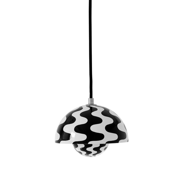 FlowerPot Pendant light VP10, black / white by & Tradition