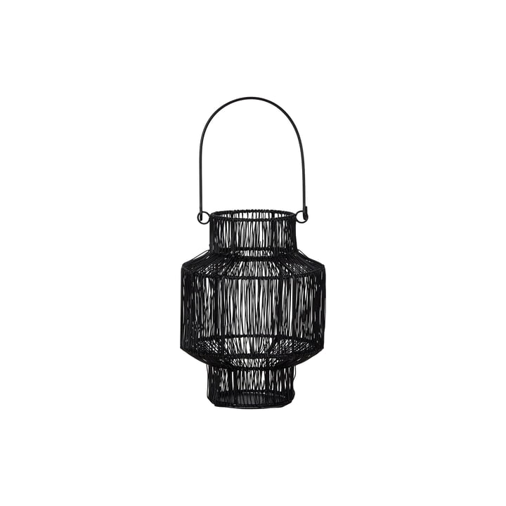 House Doctor - Alive Lantern, H24 x D17 cm, black