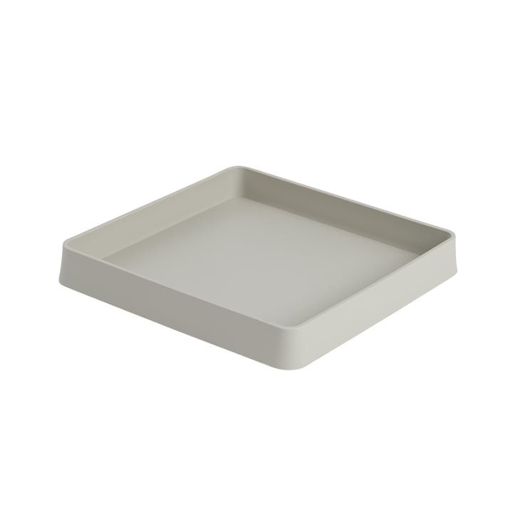 Arrange desktop tray, 25 x 25 cm, gray by Muuto