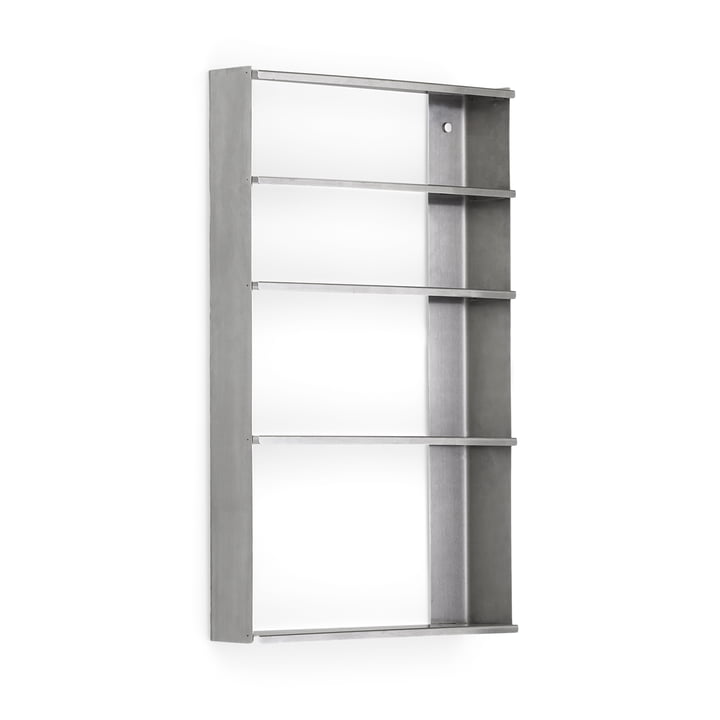 Taper wall shelf, stainless steel from Form & Refine