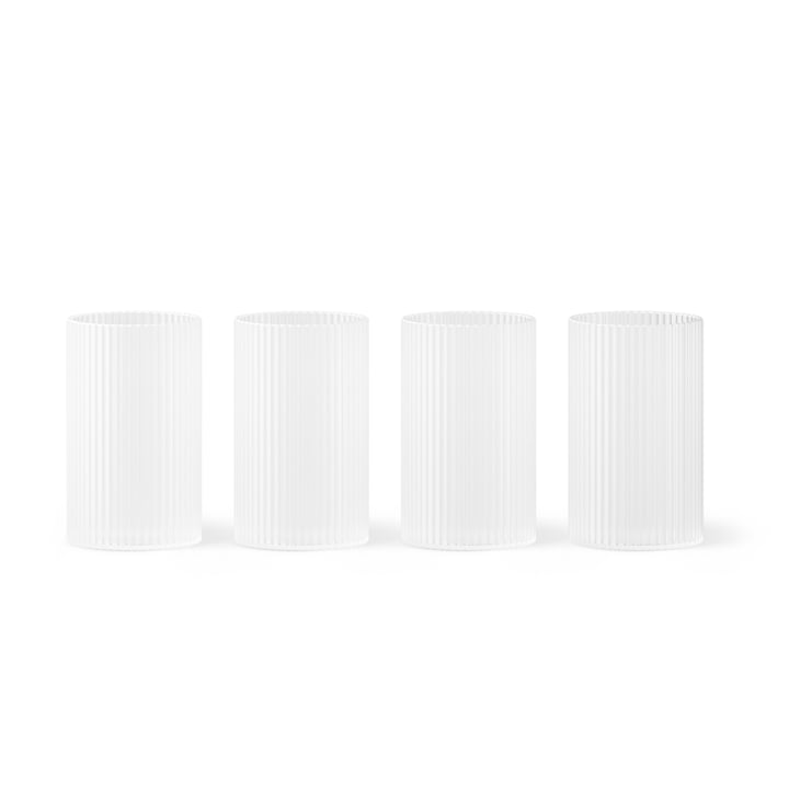Ripple Verrines, frosted (set of 4) from ferm Living