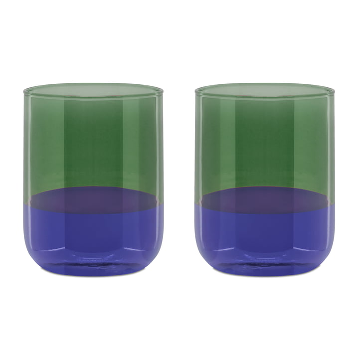 Drinking glasses, ocean (set of 2) from Remember