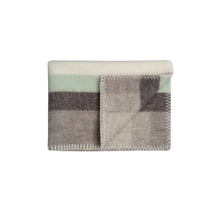 Røros Tweed - Mikkel Baby wool blanket 100 x 67 cm, gray