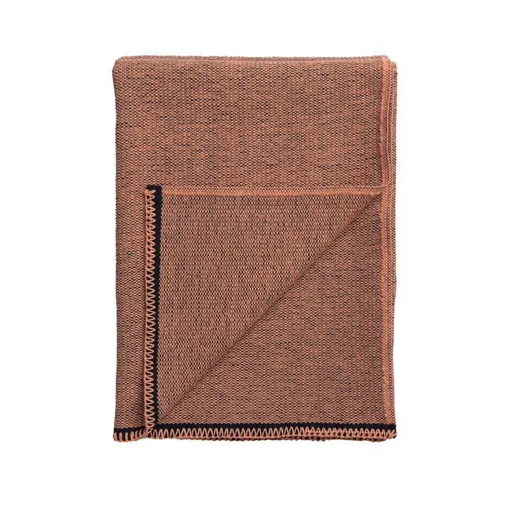 Røros Tweed - Picnic Wool blanket 200 x 150 cm, coral
