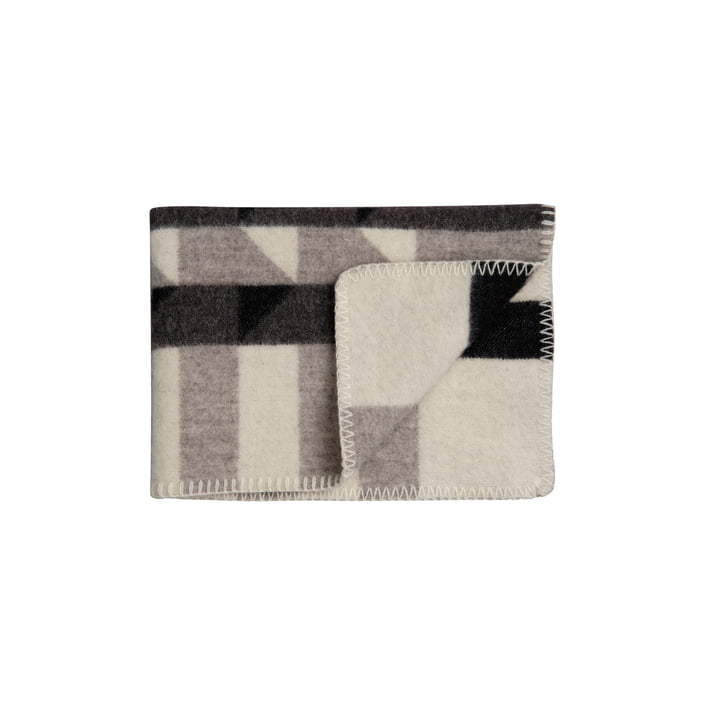 Røros Tweed - Kvam Baby blanket, 67 x 100 cm, greyscale