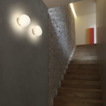 The Foscarini - Gregg Wall and ceiling light LED as staircase light
