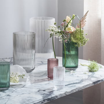 Glass vases from Lyngby Porcelæn