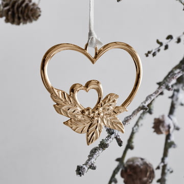 Karen Blixens Christmas pendant from Rosendahl in the design double heart