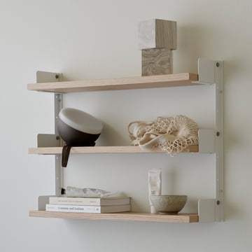 New Works - Tea Wall shelf, oak / white