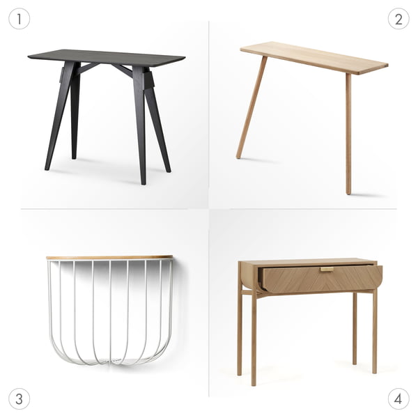 Console tables: different types