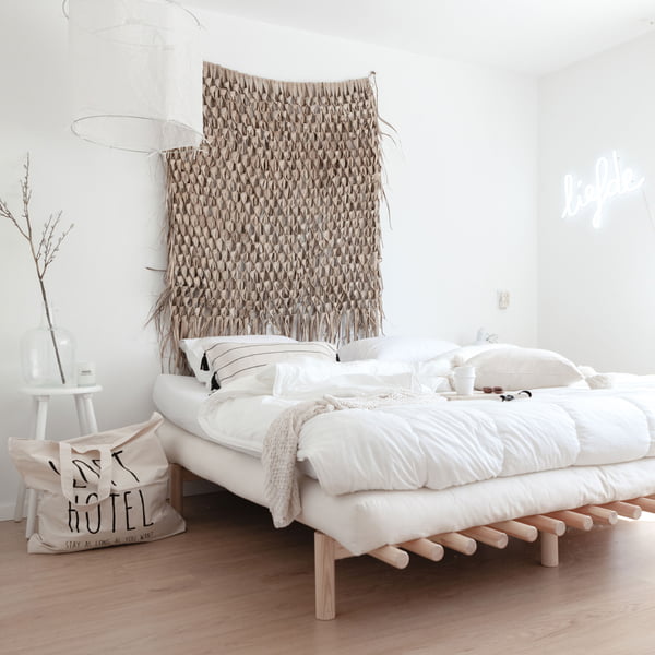 Pace bed from Karup design in the bedroom
