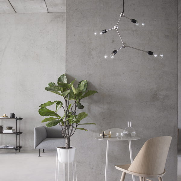 The Franklin LED chandelier in modern ambience